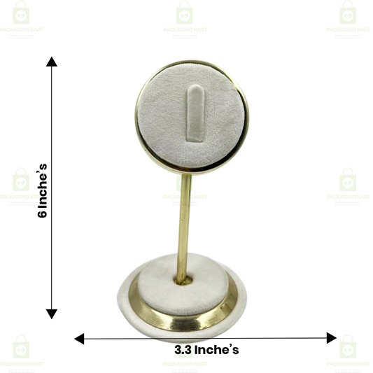 Premium Quality Single Piece Ring Velvet Stand for Jewellery Display | Elegant Ring Holder