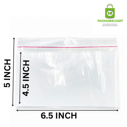 6.5X5 51 Micron Jewellery BOPP Self-Sealing Bags – Scratch-Free Packaging