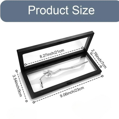9X23 Jewellery Floating Frame Display Box – 3D Effect for Rings & Pendants