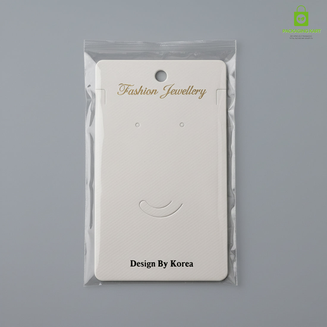 Premium Plastic Jewellery Card | Durable Earring & Chain Holder