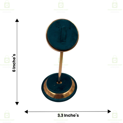 Premium Quality Single Piece Ring Velvet Stand for Jewellery Display | Elegant Ring Holder