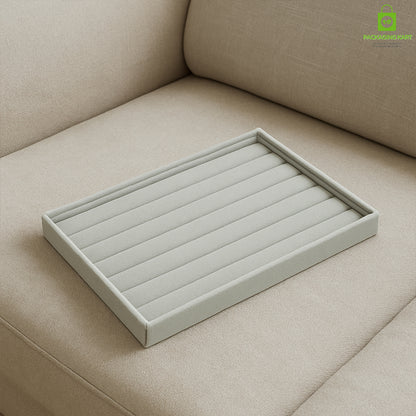 Bracelet & Kada Display Tray – Elegant Grey Velvet Finish