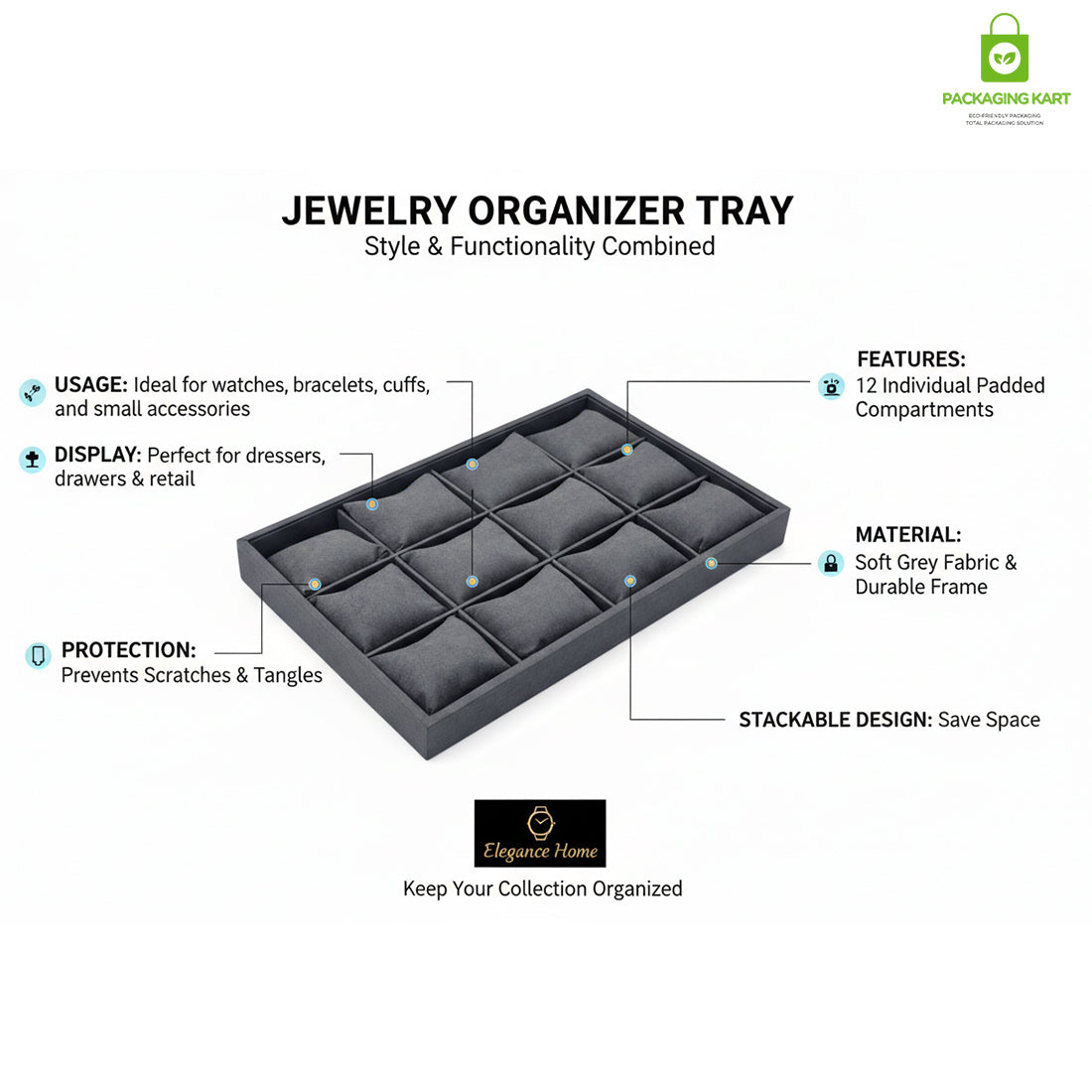 Fancy Stand for Bangle & Bracelet and watch–Elegant Jewellery Display