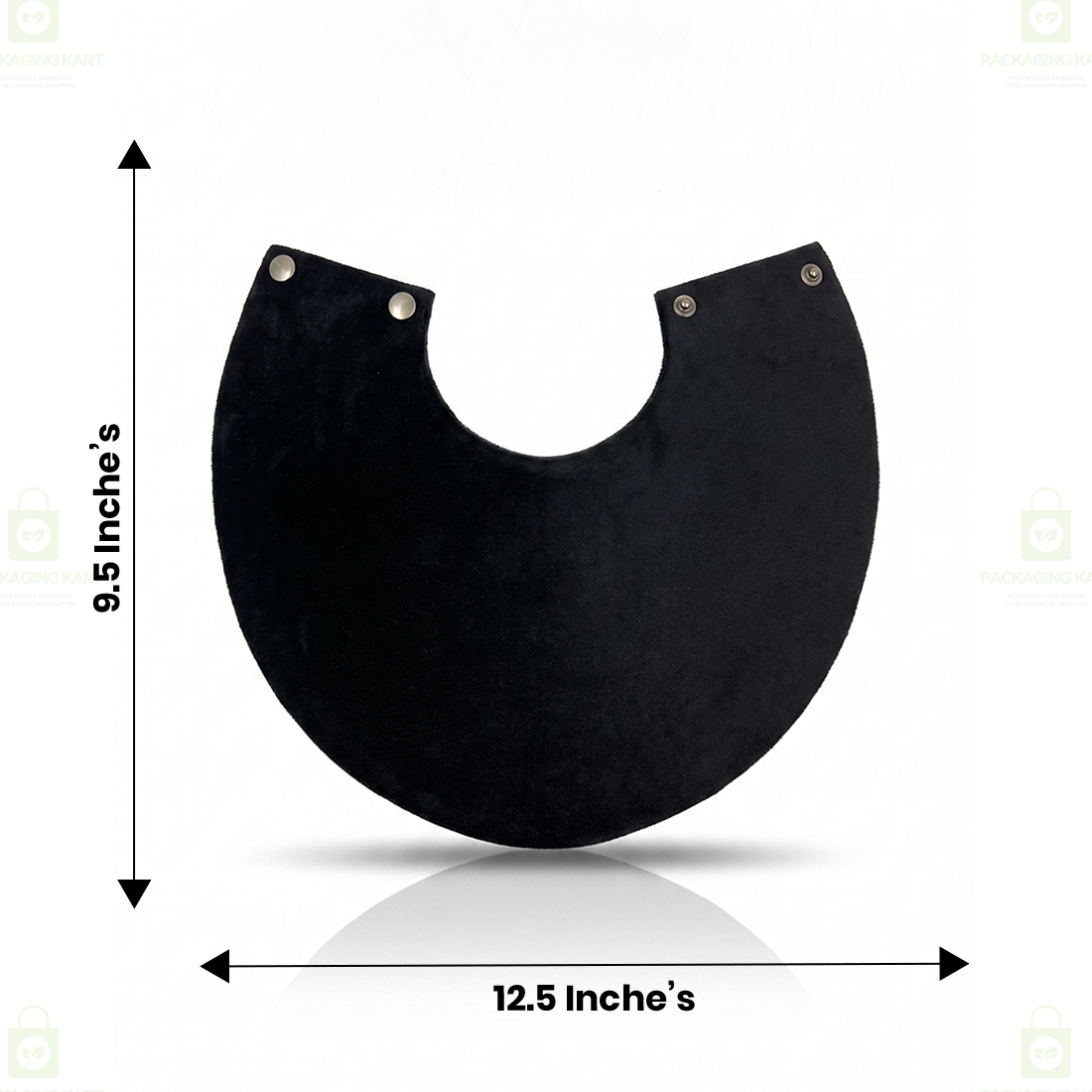 Premium Quality Leather Velvet Foldable Necklace Statue for Jewellery Display | Elegant Necklace Stand