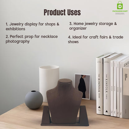 Elegant Brown Velvet Jewellery Set for Women – Premium Gift Box
