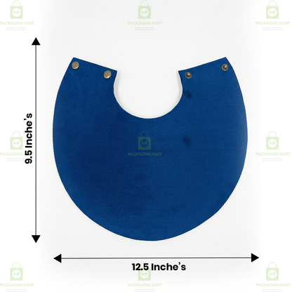 Premium Quality Leather Velvet Foldable Necklace Statue for Jewellery Display | Elegant Necklace Stand