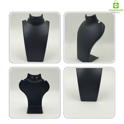 Black Plastic Fibre Jewellery Display Statue – Elegant Neck Stand