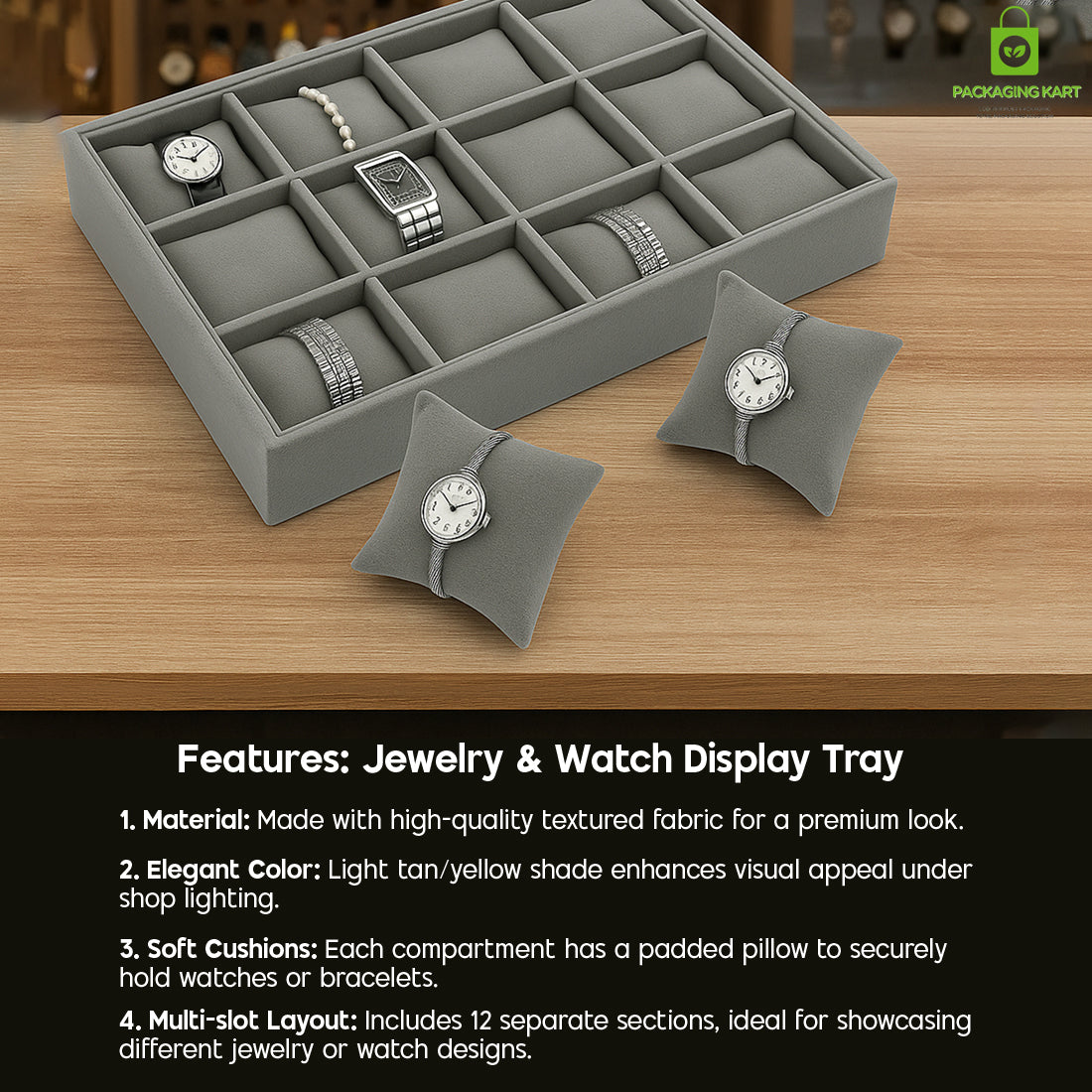 Jewelry Display Stand for Bracelets and Watches – Perfect for Shops & Stalls