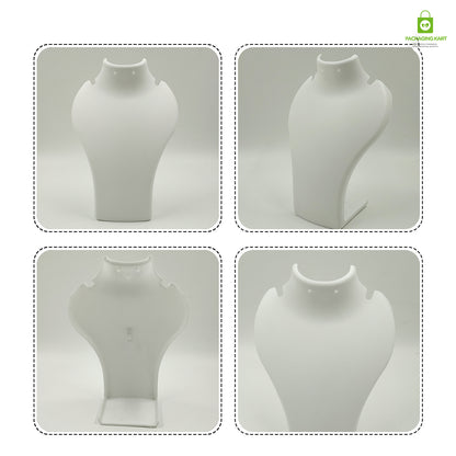 Black Plastic Fibre Jewellery Display Statue – Elegant Neck Stand