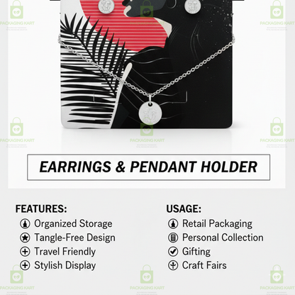 Designer Mangalsutra Baby Card for Necklace | Premium Jewellery Packing Card