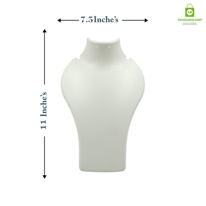 Black Plastic Fibre Jewellery Display Statue – Elegant Neck Stand