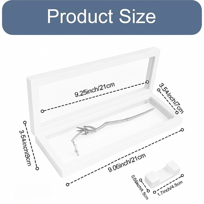 9X23 Jewellery Floating Frame Display Box – 3D Effect for Rings & Pendants