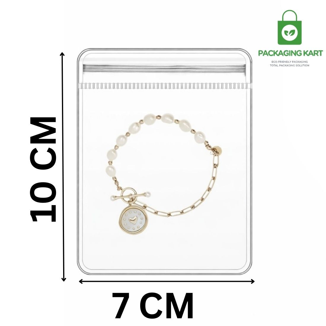 Transparent Jewellery Storage Pouches | Clear PVC Zip Lock Covers for Rings, Earrings, Necklaces & Accessories | Durable Jewellery Organizer Bags