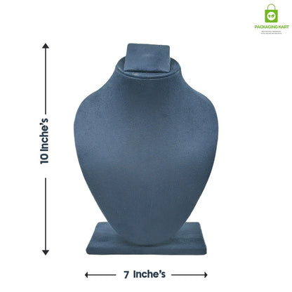 Black Velvet Jewellery Display Bust – Necklace & Pendant Stand