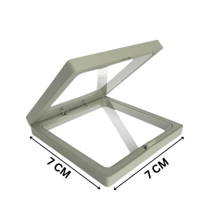 7X7 Jewellery Floating Frame Display Box – 3D Effect for Rings & Pendants