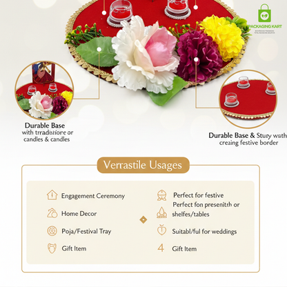 Premium Ring Ceremony Decoration Set for Engagement Function – Elegant Wedding Decor Items