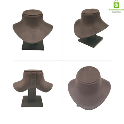 Velvet Jewellery Set in Rich Brown – Sophisticated & Classy