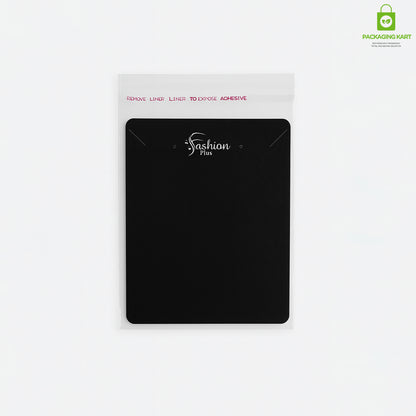 Fashion Jewellery Set Card in Black for Elegant Packaging