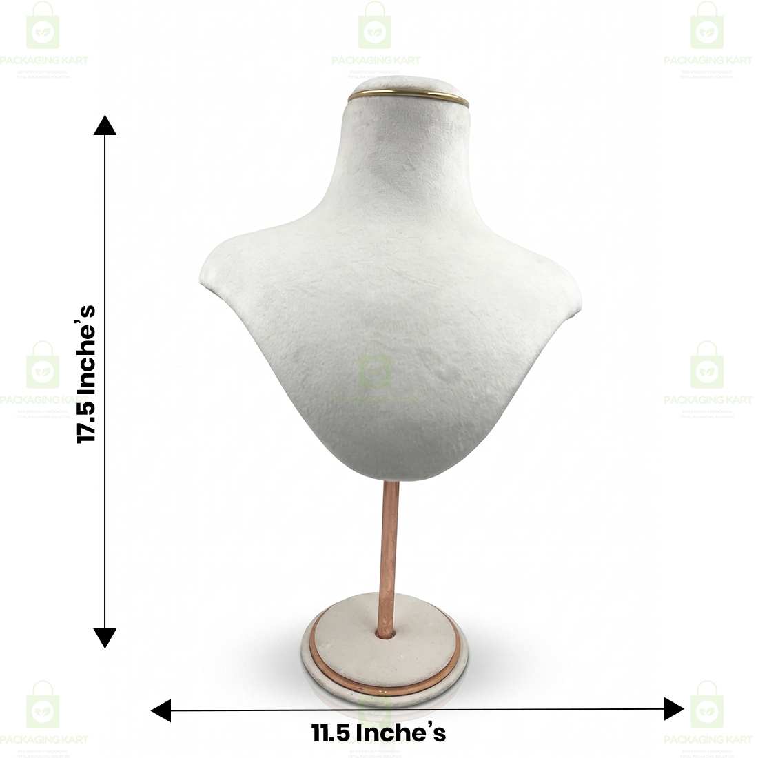 Premium Quality Velvet Foldable Jewellery Necklace Stand | Elegant Necklace Display Holder