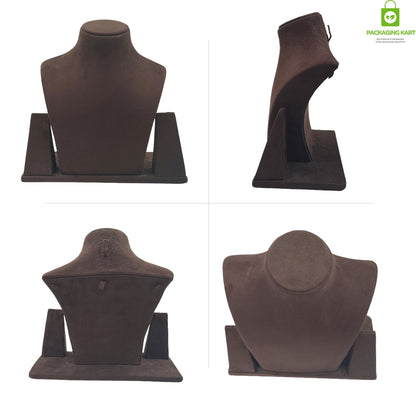 Elegant Brown Velvet Jewellery Set for Women – Premium Gift Box