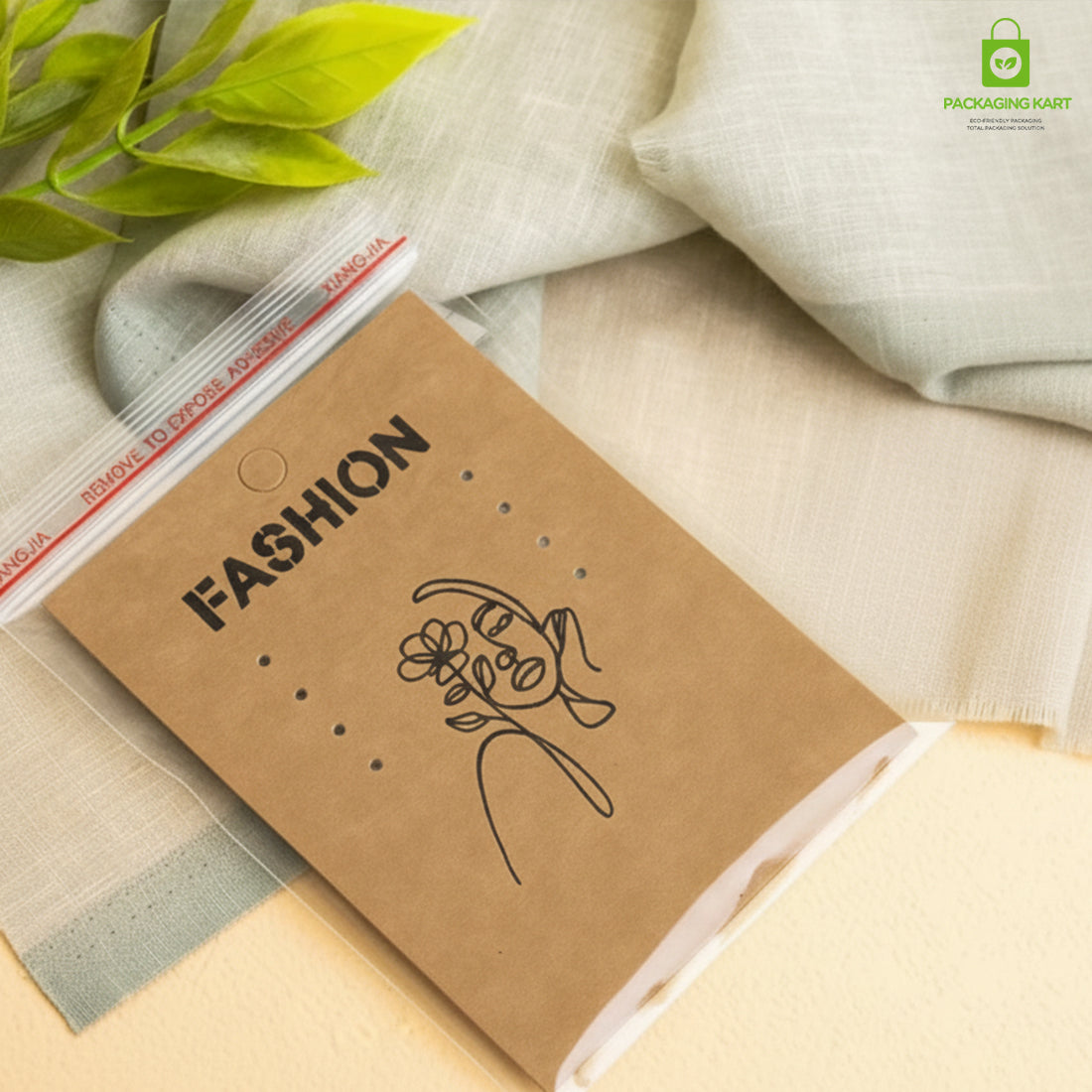 Brown Earring Jewellery Card | Premium Display Backing