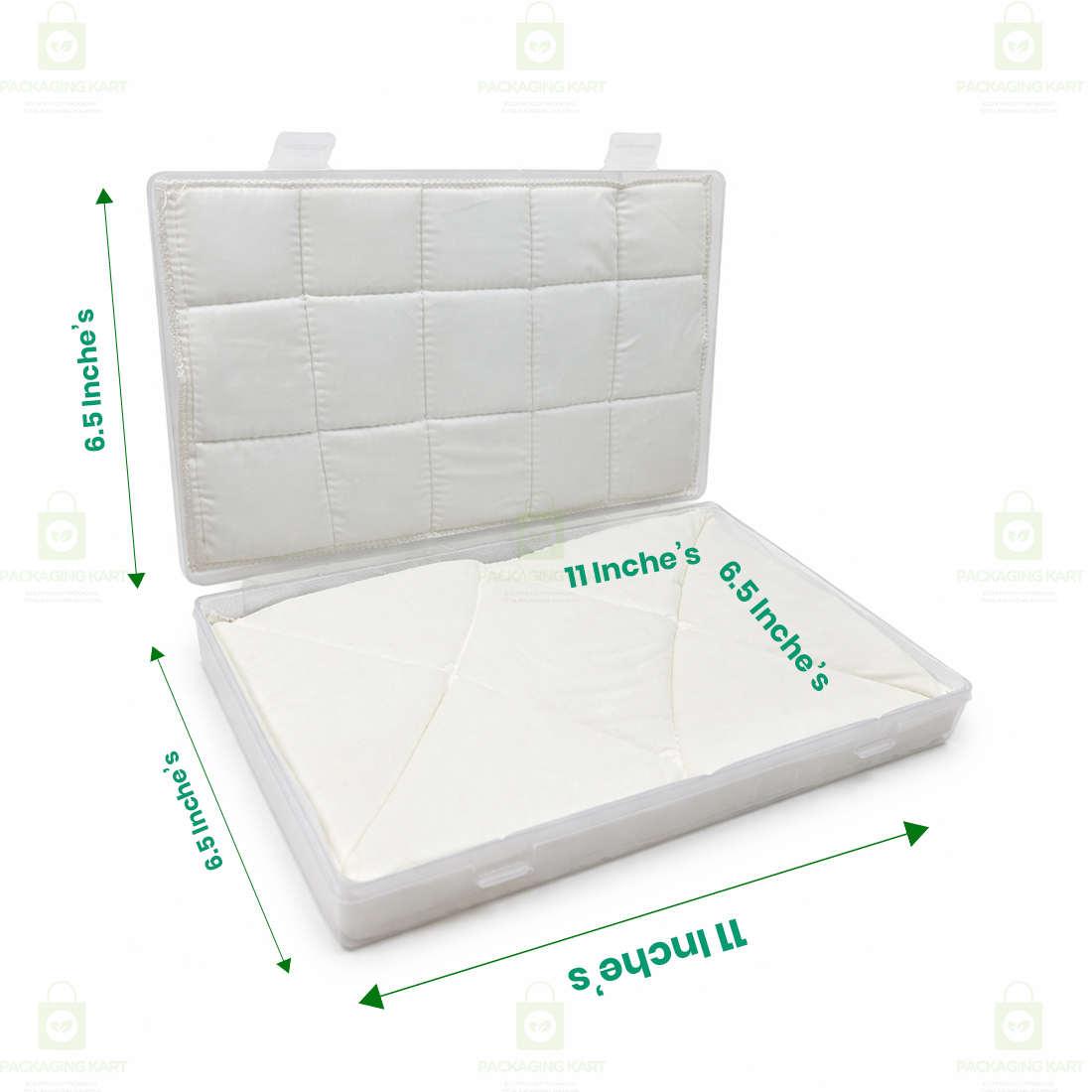 Compact Plastic Jewellery Organizer with Cushion Cotton Padding – Anti Tarnish Storage Box