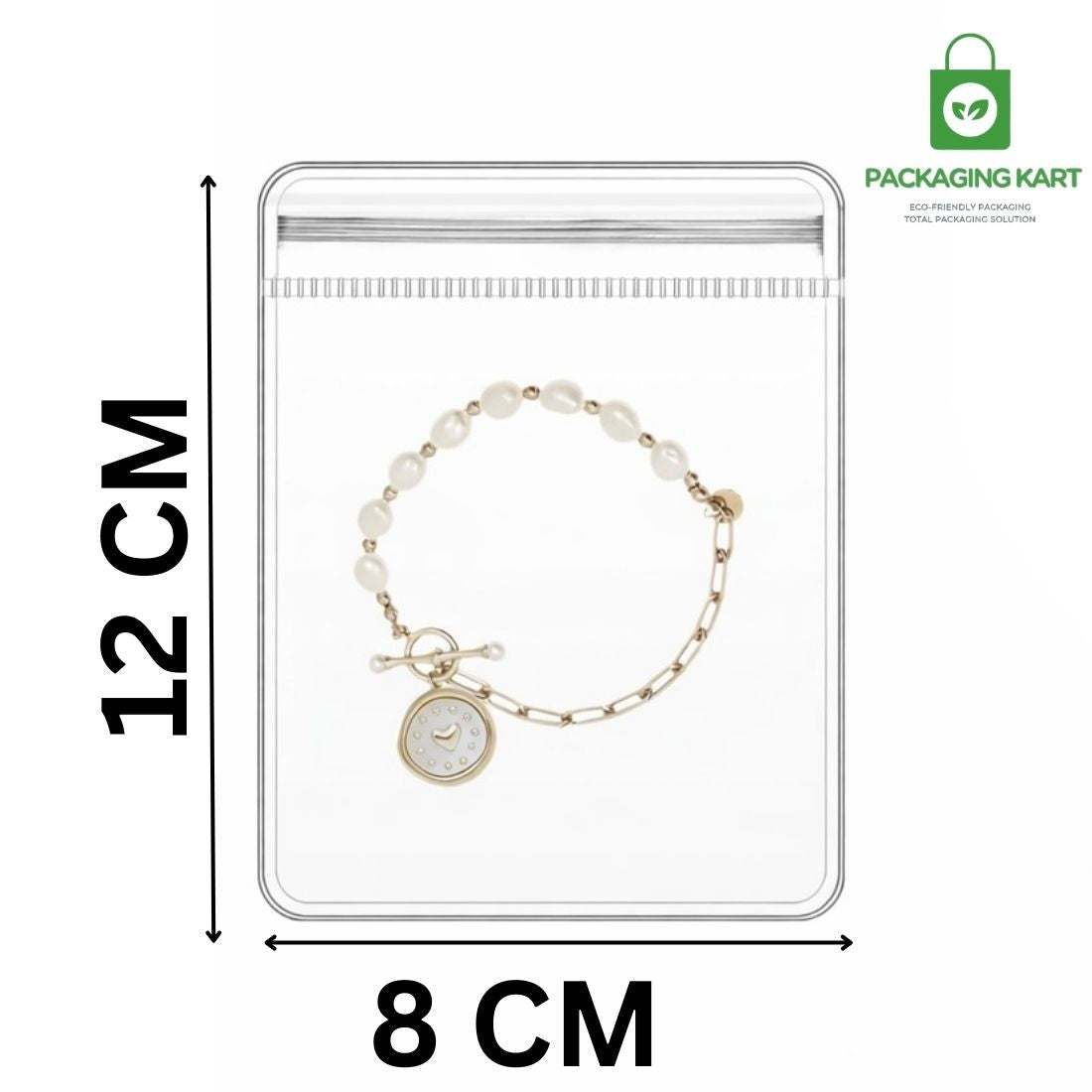 Transparent Jewellery Storage Pouches | Clear PVC Zip Lock Covers for Rings, Earrings, Necklaces & Accessories | Durable Jewellery Organizer Bags