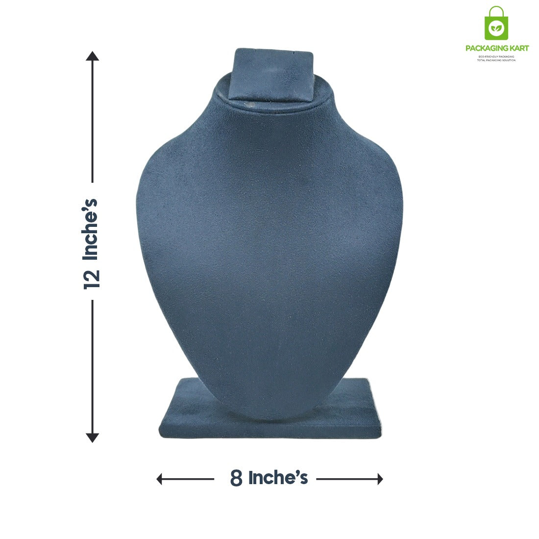 Black Velvet Jewellery Display Bust – Necklace & Pendant Stand