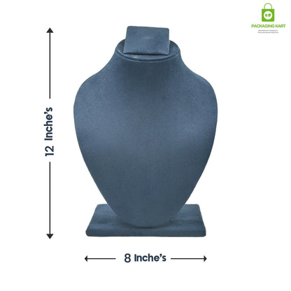 Black Velvet Jewellery Display Bust – Necklace & Pendant Stand