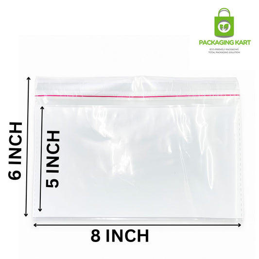 8X6 51 Micron Jewellery BOPP Self-Sealing Bags – Scratch-Free Packaging