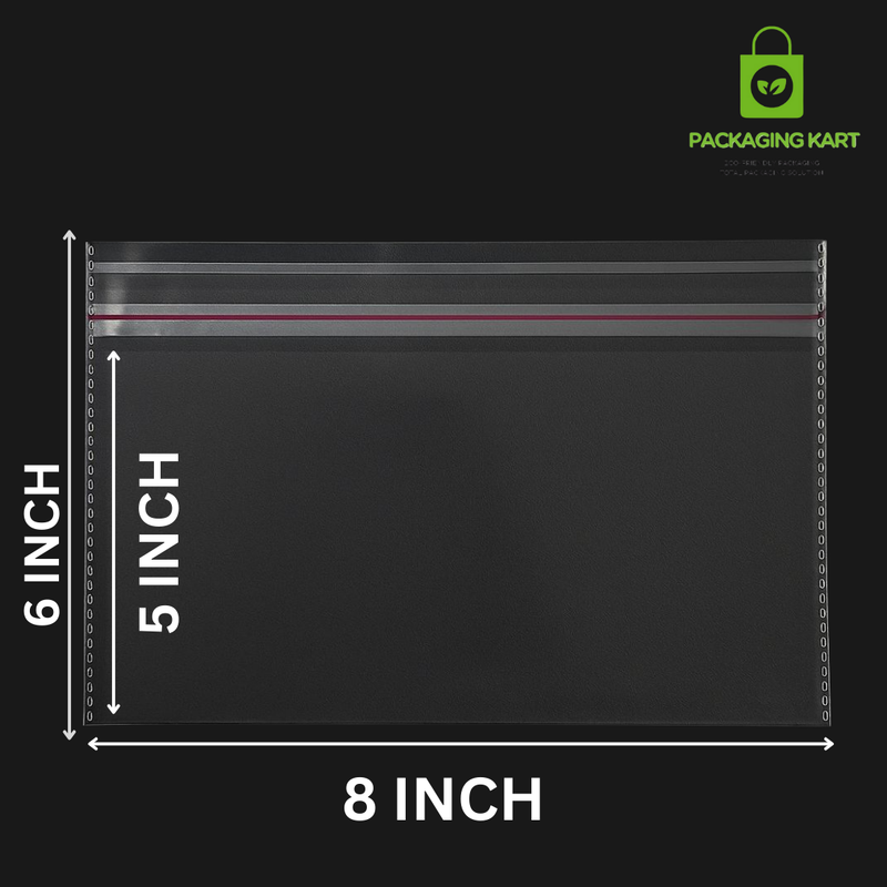 8X6 Premium 51 Micron Transparent BOPP Bags for Jewellery Storage & Packing