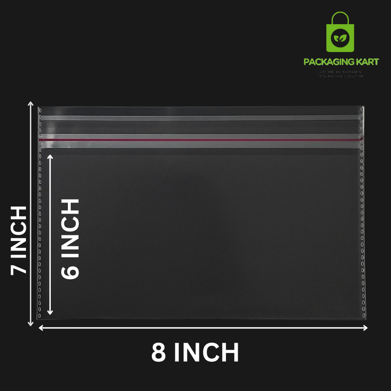 8X7 Premium 51 Micron Transparent BOPP Bags for Jewellery Storage & Packing