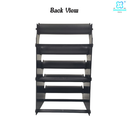 Black Plastic 5 Roll Jewelry Bangle Display Stand Holder For Jewelry Storage And Jewelry Shop