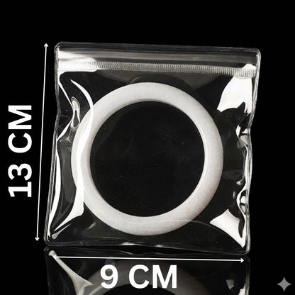 Transparent Jewellery Storage Pouches | Clear PVC Zip Lock Covers for Rings, Earrings, Necklaces & Accessories | Durable Jewellery Organizer Bags