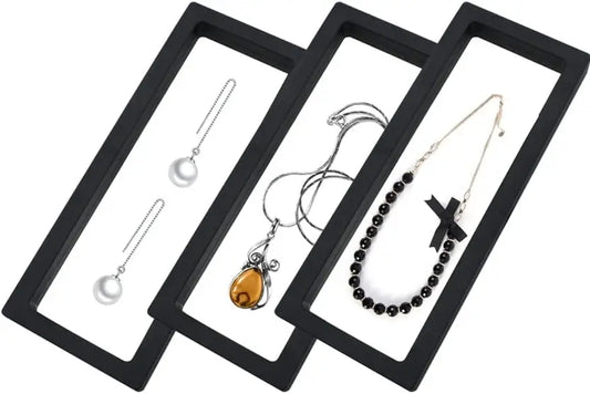 9X23 Jewellery Floating Frame Display Box – 3D Effect for Rings & Pendants