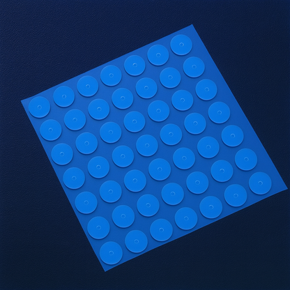 Blue Silicone Earring Patch Button – 1000 Pcs | Jewellery Ear Support Pads