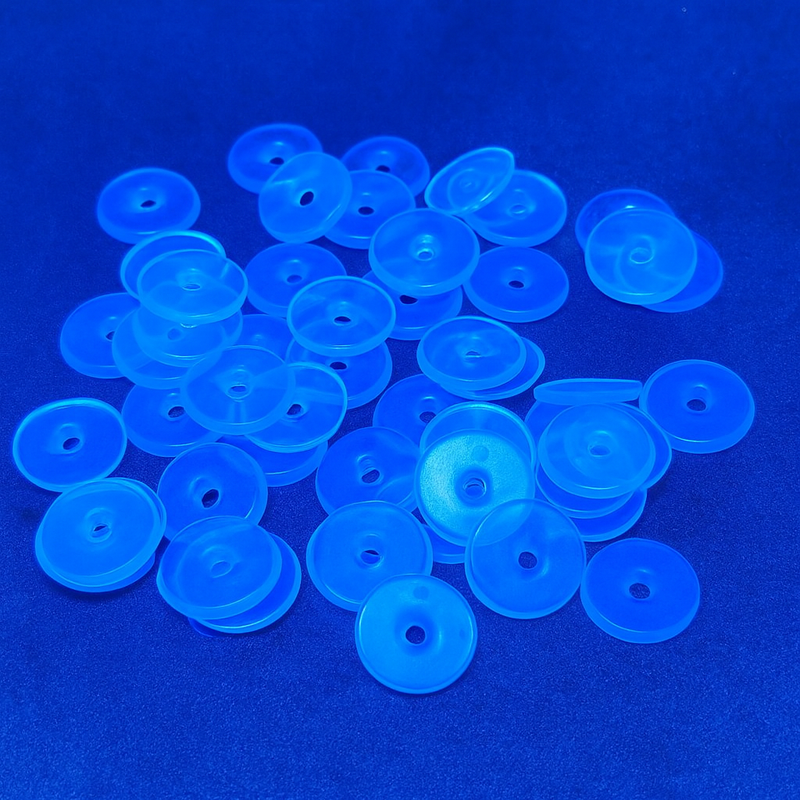 Blue Silicone Earring Patch Button – 1000 Pcs | Jewellery Ear Support Pads