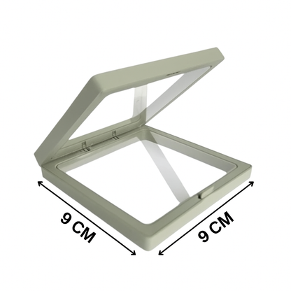 9X9 Jewellery Floating Frame Display Box – 3D Effect for Rings & Pendants