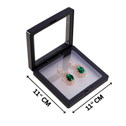 11X11 Jewellery Floating Frame Display Box – 3D Effect for Rings & Pendants