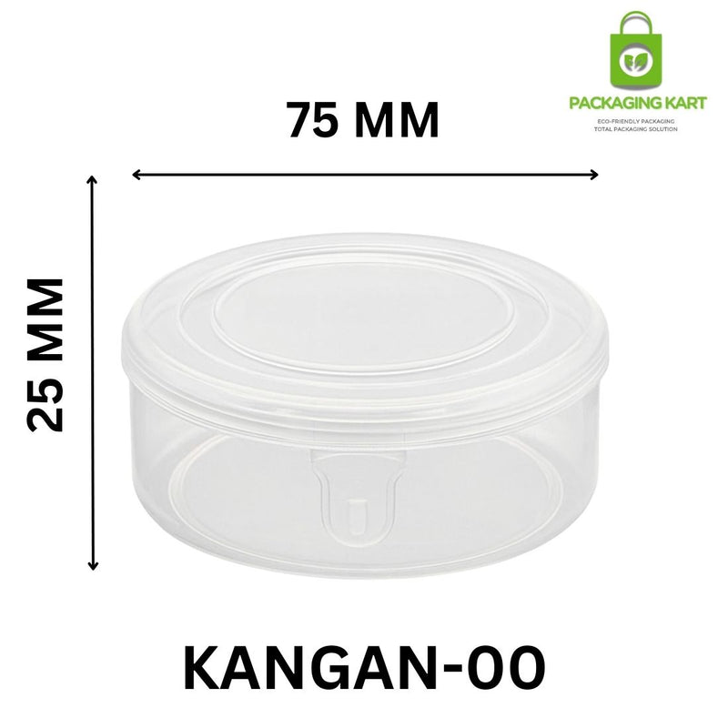 Premium Round Shape Plastic Bangles Storage Box for Jewellery Organizer