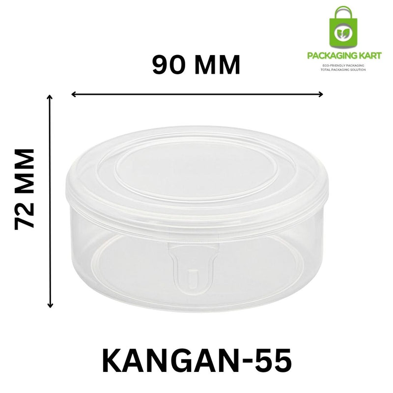 Heavy Duty Round Plastic Box for Bangles & Accessories