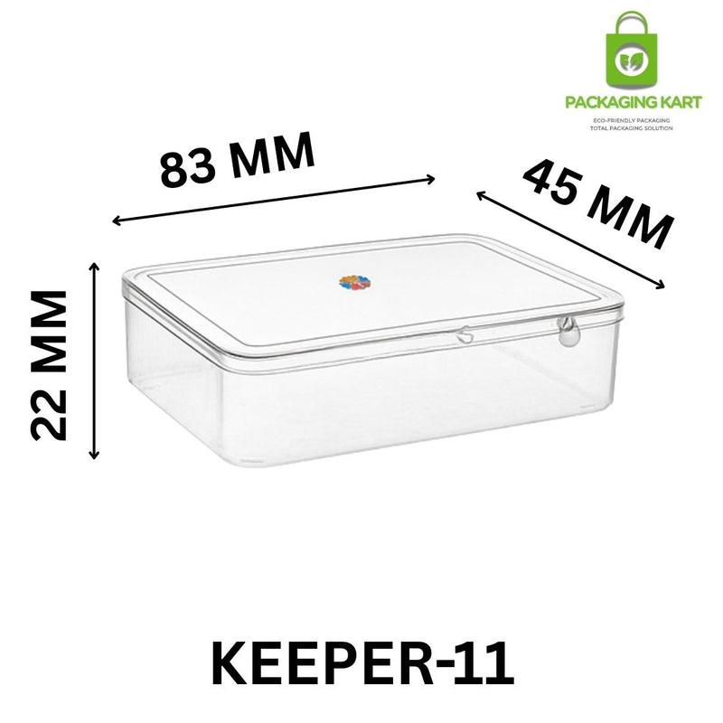 Premium Square Shape Plastic Jewellery Packaging Box for Storage