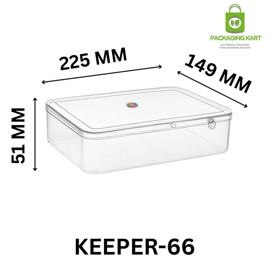 Compact Square Plastic Box for Jewellery, Rings & Accessories