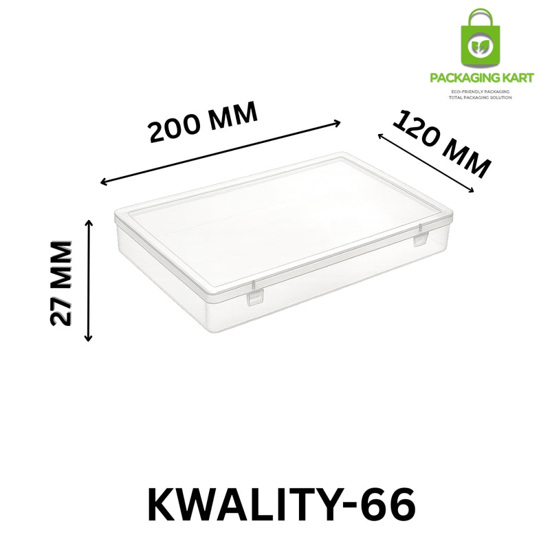 Compact Transparent Square Jewellery Packaging Box for Storage & Gifting