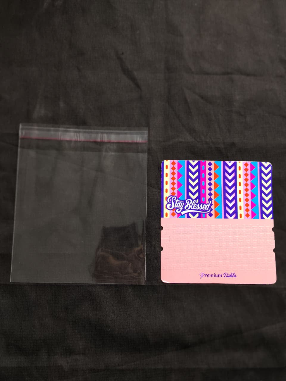 Designer Couple Rakhi Card with Attractive Print | Bhaiya Bhabhi Rakhi Display Card