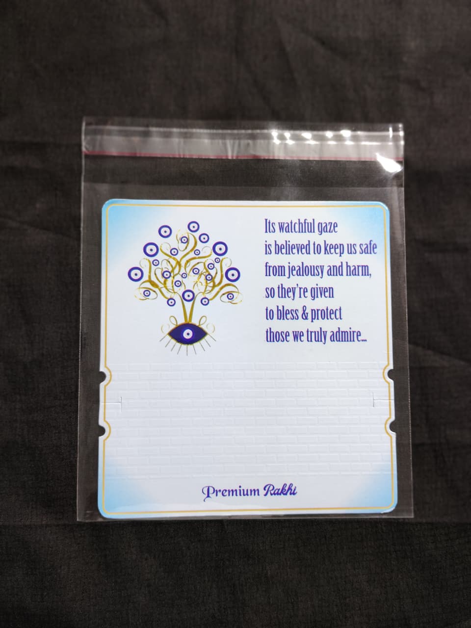 Traditional Couple Rakhi Card with Elegant Design | Raksha Bandhan Gift Card