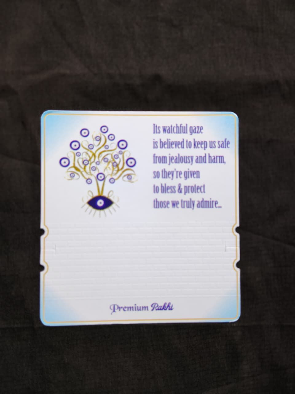 Traditional Couple Rakhi Card with Elegant Design | Raksha Bandhan Gift Card
