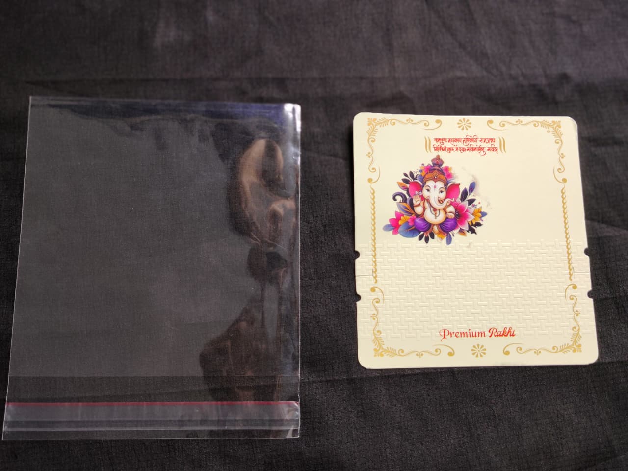 Printed Couple Rakhi Card | Attractive Bhaiya Bhabhi Rakhi Presentation Card
