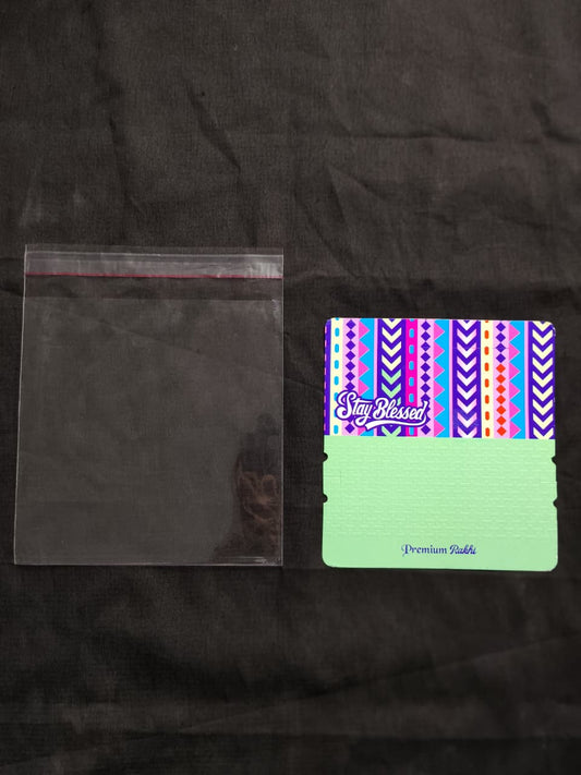 Premium Fancy Couple Rakhi Card Set for Brother & Bhabhi | Elegant Raksha Bandhan Packaging