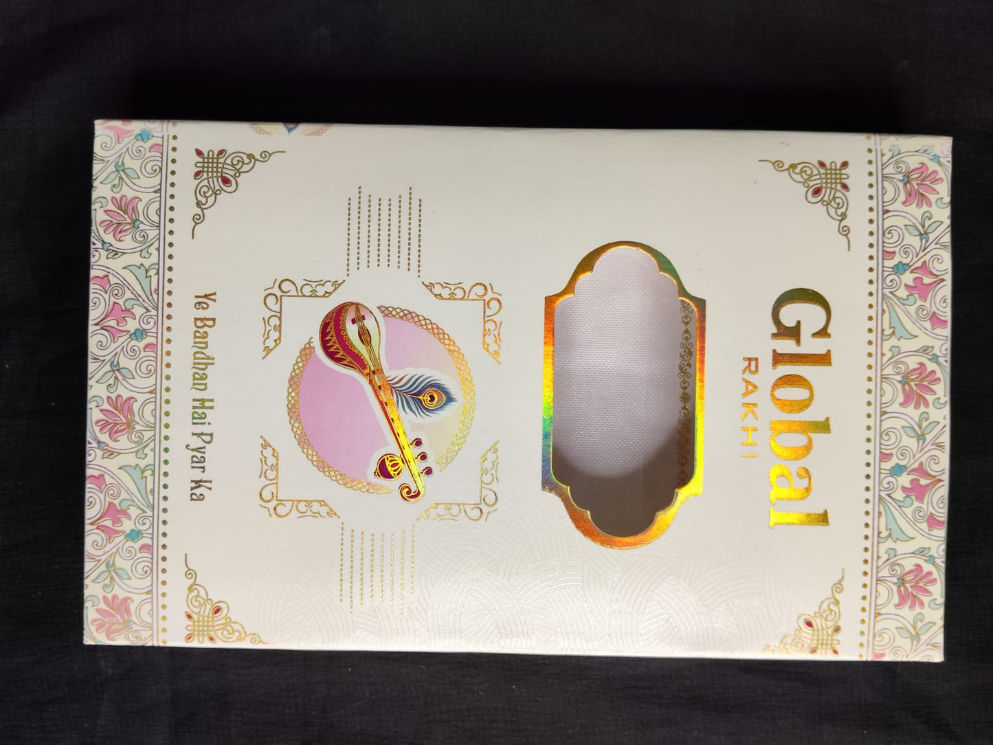 Premium Quality Rakhi Card with Fancy Box | Raksha Bandhan Special Packaging Pack Of 4 Pcs.